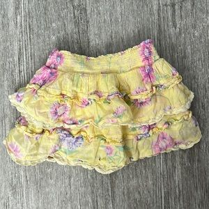 Loveshackfancy floral girls skirt